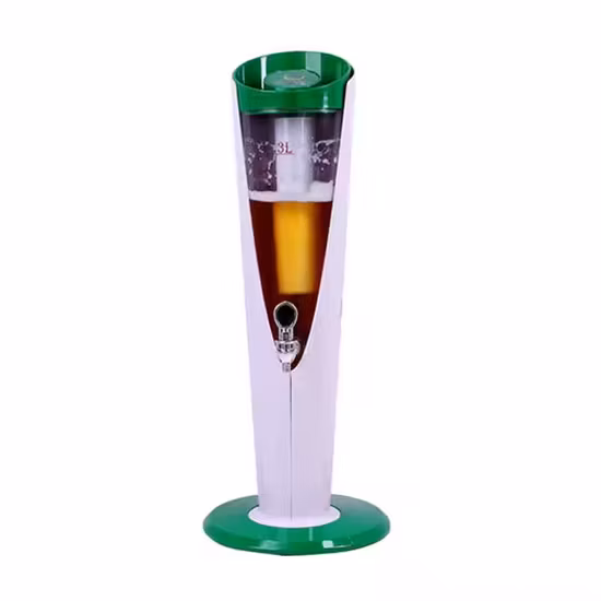 Custom Plastic Bar Drinking Dispenser Beer Tower