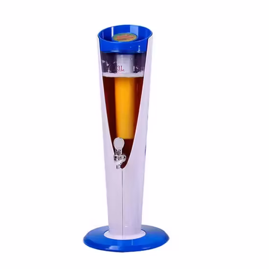 Custom Plastic Bar Drinking Dispenser Beer Tower